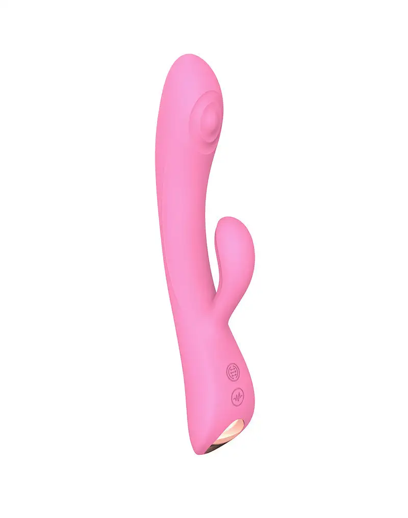 Love To Love - Bunny & Clyde Rabbit Vibrator Met Tapping Functie - Roze 2 Love To Love - Bunny & Clyde Rabbit Vibrator Met Tapping Functie - Roze - Afbeelding 2