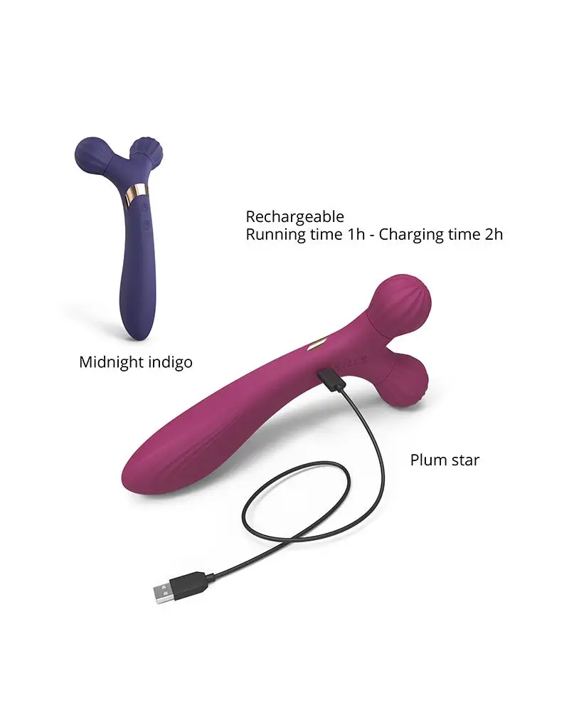 Love To Love - FIREBALL Body Massager & Vibrator - Plum Pink 4 Love To Love - FIREBALL Body Massager & Vibrator - Plum Pink - Afbeelding 4