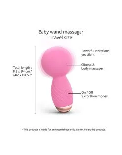 Love To Love - Itsy Bitsy - Mini Wand Vibrator - Roze -Sex Toys winkel Love to Love Itsy Bitsy Mini Wand Vibrator Roze 4