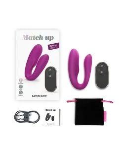 Love To Love - MATCH UP Partner Vibrator Met Afstandsbediening - Dieproze -Sex Toys winkel Love to Love MATCH UP Partner Vibrator met Afstandsbediening dieproze 7