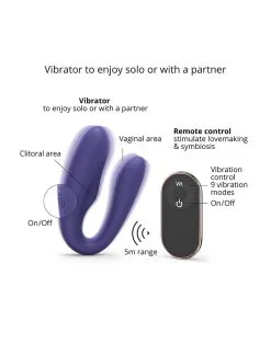 Love To Love - Match Up KoppelVibrator Met Afstandsbediening - Indigo -Sex Toys winkel Love to Love Match Up Koppelvibrator met afstandsbediening Indigo 3