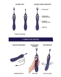 Love To Love - Ô Mega Pinpoint Vibrator èn G-spot Vibrator - Paars -Sex Toys winkel Love to Love O Mega Pinpoint Vibrator en G spot Vibrator Paars 13