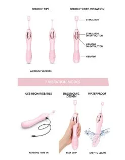 Love To Love - Ô Mega Pinpoint Vibrator èn G-spot Vibrator - Roze 29 Love To Love - Ô Mega Pinpoint Vibrator èn G-spot Vibrator - Roze -Sex Toys winkel Love to Love O Mega Pinpoint Vibrator en G spot Vibrator Roze 14