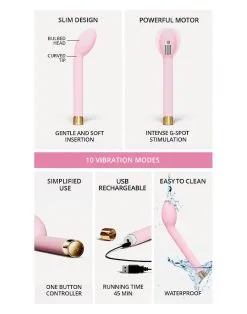 Love To Love - O.M.G. G-spot Vibrator - LichtRoze -Sex Toys winkel Love to Love O M G G spot Vibrator lichtroze 9