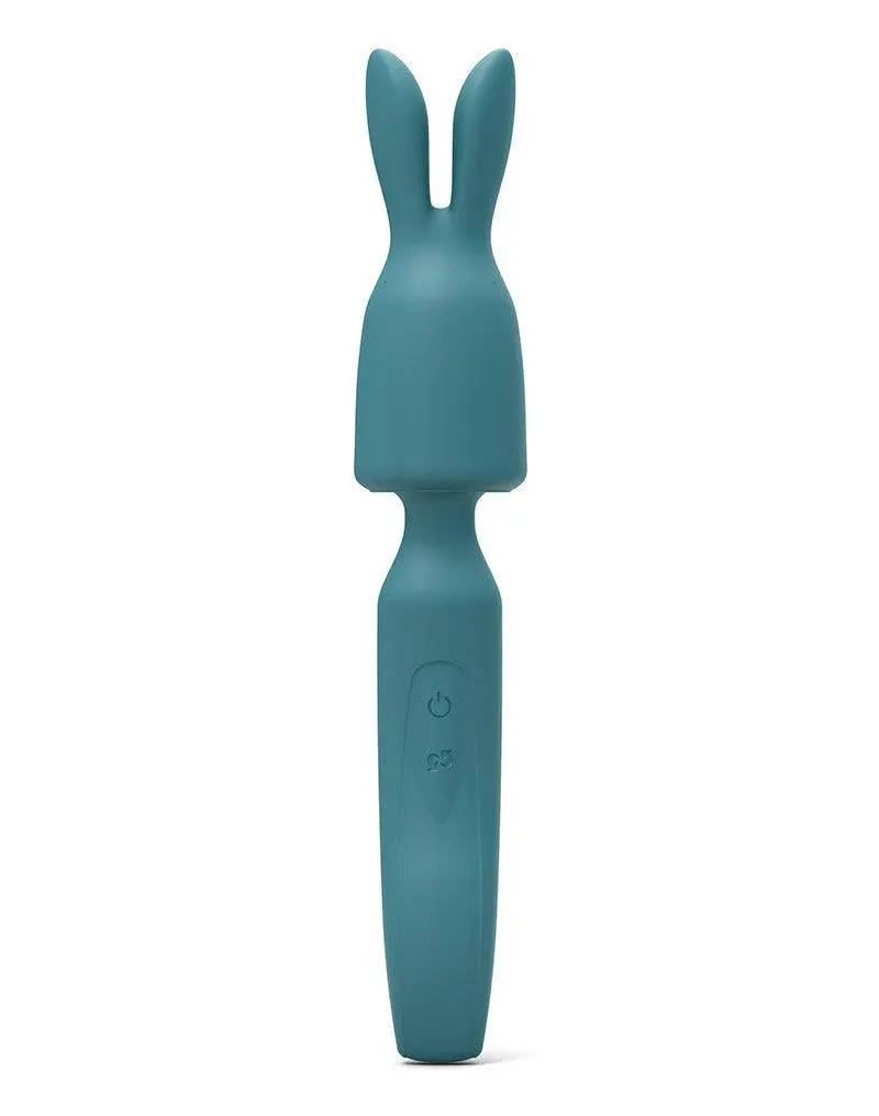 Love To Love - R-Evolution Wand Vibrator Set Met 2 Verwisselbare Opzetstukken - Turquoise 5 Love To Love - R-Evolution Wand Vibrator Set Met 2 Verwisselbare Opzetstukken - Turquoise - Afbeelding 5