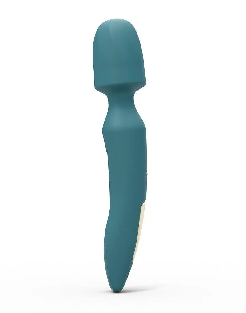 Love To Love - R-Evolution Wand Vibrator Set Met 2 Verwisselbare Opzetstukken - Turquoise 8 Love To Love - R-Evolution Wand Vibrator Set Met 2 Verwisselbare Opzetstukken - Turquoise - Afbeelding 8