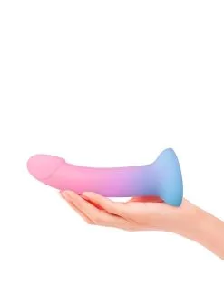 Love To Love - Siliconen Dildo Utopia - Ombre Pastel Roze/Pastel Blauw -Sex Toys winkel Love to Love Siliconen Dildo UTOPIA ombre pastel rozepastel blauw 5