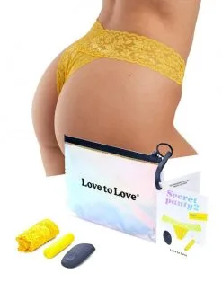 Love To Love - Vibrerend Slipje Secret Panty 2 - Geel