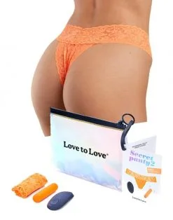Love To Love - Vibrerend Slipje Secret Panty 2 - Oranje