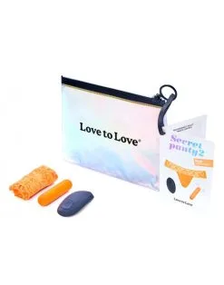 Love To Love - Vibrerend Slipje Secret Panty 2 - Oranje -Sex Toys winkel Love to Love Vibrerend Slipje SECRET PANTY 2 oranje 3