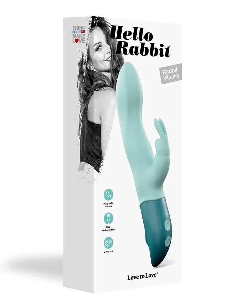 Love To Love - Hello Rabbit Tarzan Vibrator - Mintgroen 1 Love To Love - Hello Rabbit Tarzan Vibrator - Mintgroen