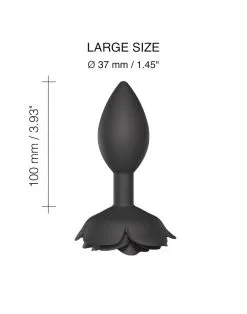 Love To Love - Open Roos Buttplug - Maat L - Zwart 9 Love To Love - Open Roos Buttplug - Maat L - Zwart -Sex Toys winkel Love to love Open Roos Buttplug maat L zwart 3