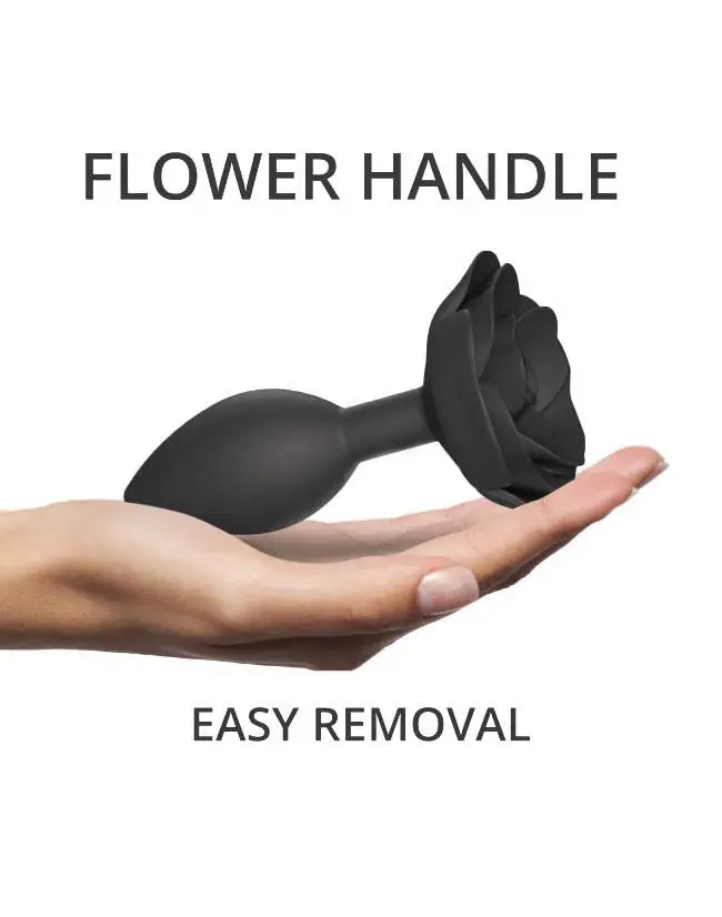 Love To Love - Open Roos Buttplug - Maat L - Zwart 5 Love To Love - Open Roos Buttplug - Maat L - Zwart - Afbeelding 5