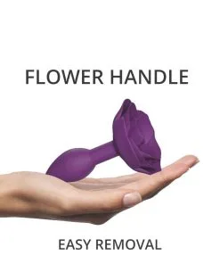 Love To Love - Open Roos Buttplug - Maat S - Paars -Sex Toys winkel Love to love Open Roos Buttplug maat S paars 5