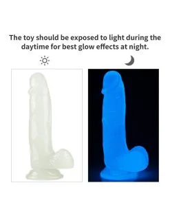 Lovetoy - Dildo 19 Cm Lumino Play - Glow In The Dark -Sex Toys winkel Lovetoy Dildo 19 cm LUMINO PLAY glow in the dark 6