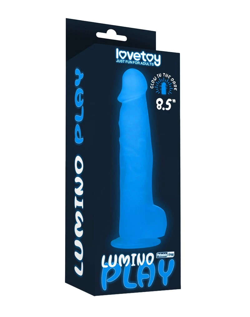 Lovetoy - Dildo 21.5 Cm Lumino Play - Glow In The Dark 2 Lovetoy - Dildo 21.5 Cm Lumino Play - Glow In The Dark - Afbeelding 2