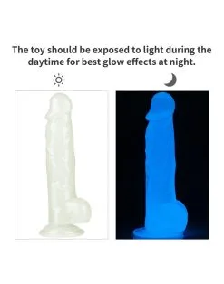 Lovetoy - Dildo 21.5 Cm Lumino Play - Glow In The Dark 13 Lovetoy - Dildo 21.5 Cm Lumino Play - Glow In The Dark -Sex Toys winkel Lovetoy Dildo 21 5 cm LUMINO PLAY glow in the dark 6