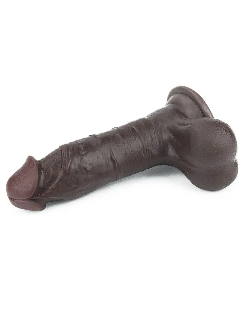 Lovetoy - Dildo Met Sliding Skin/Bewegende Huid 19.5 X 4.5 Cm - Bruin 11 Lovetoy - Dildo Met Sliding Skin/Bewegende Huid 19.5 X 4.5 Cm - Bruin - Afbeelding 11