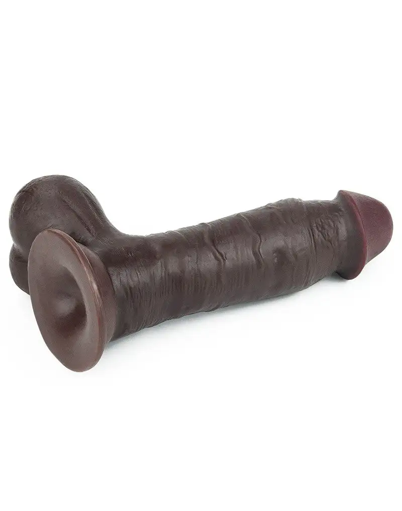 Lovetoy - Dildo Met Sliding Skin/Bewegende Huid 19.5 X 4.5 Cm - Bruin 12 Lovetoy - Dildo Met Sliding Skin/Bewegende Huid 19.5 X 4.5 Cm - Bruin - Afbeelding 12
