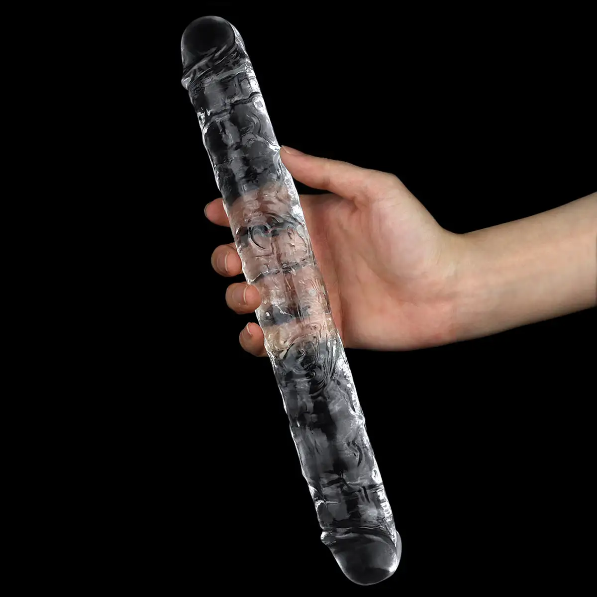 Lovetoy - Dubbele Dildo Flawless 30 X 3,5 Cm - Transparant 2 Lovetoy - Dubbele Dildo Flawless 30 X 3,5 Cm - Transparant - Afbeelding 2