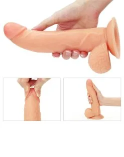 Lovetoy - Easy Strap-on Set Met Dildo Van 21,5 Cm Met Balzak - Lichte Huidskleur -Sex Toys winkel Lovetoy Easy Strap on Set met dildo van 215 cm met balzak lichte huidskleur 14