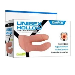 Lovetoy - Holle Dubbele Penetratie Strap-on 15 Cm