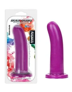 Lovetoy - Holy Dong Jelly Dildo Van Vloeibare Siliconen 15.5 Cm - Paars