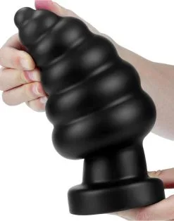 Lovetoy - King Size Vibrerende Buttplug Anal Cracker 18 Cm - Zwart -Sex Toys winkel Lovetoy King Size Vibrerende Buttplug Anal Cracker 18 cm zwart 6