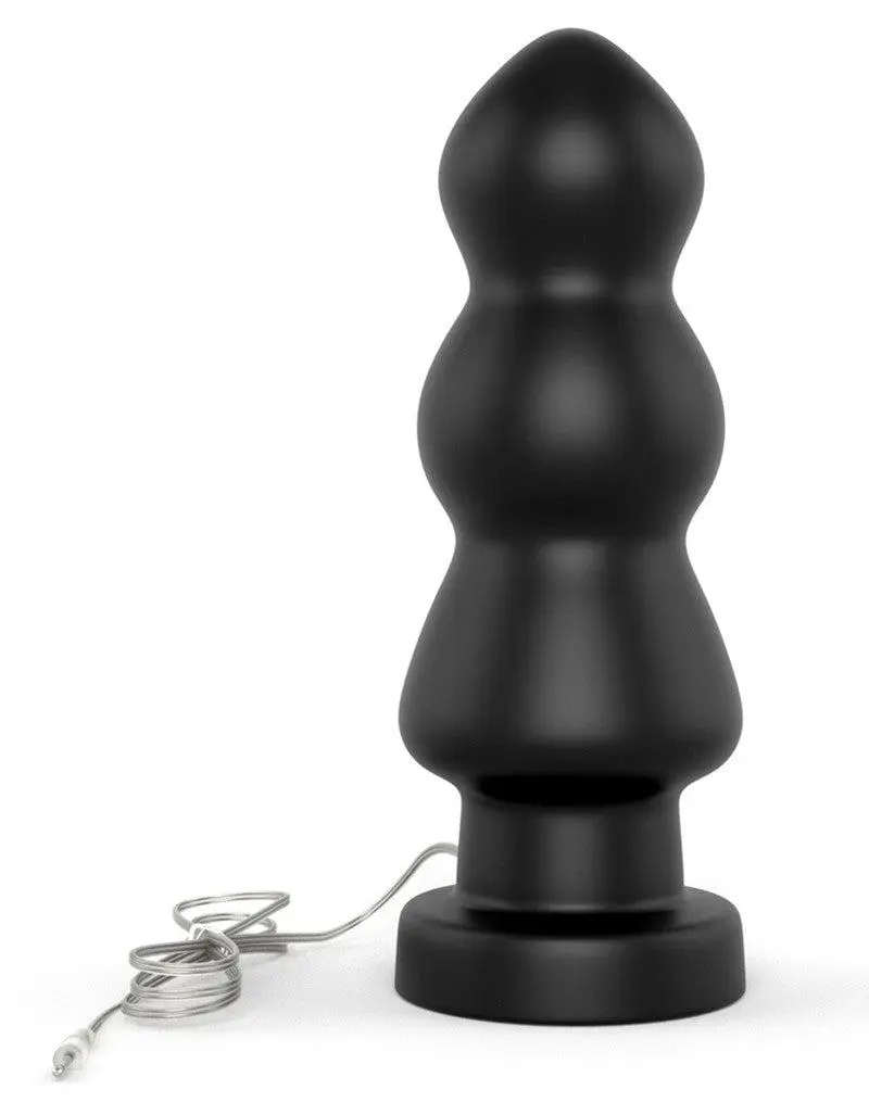 Lovetoy - King Size Vibrerende Buttplug Anal Rigger 20 Cm - Zwart 4 Lovetoy - King Size Vibrerende Buttplug Anal Rigger 20 Cm - Zwart - Afbeelding 4