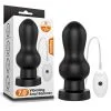 Lovetoy - King Size Vibrerende Buttplug Rammer 18 Cm - Zwart
