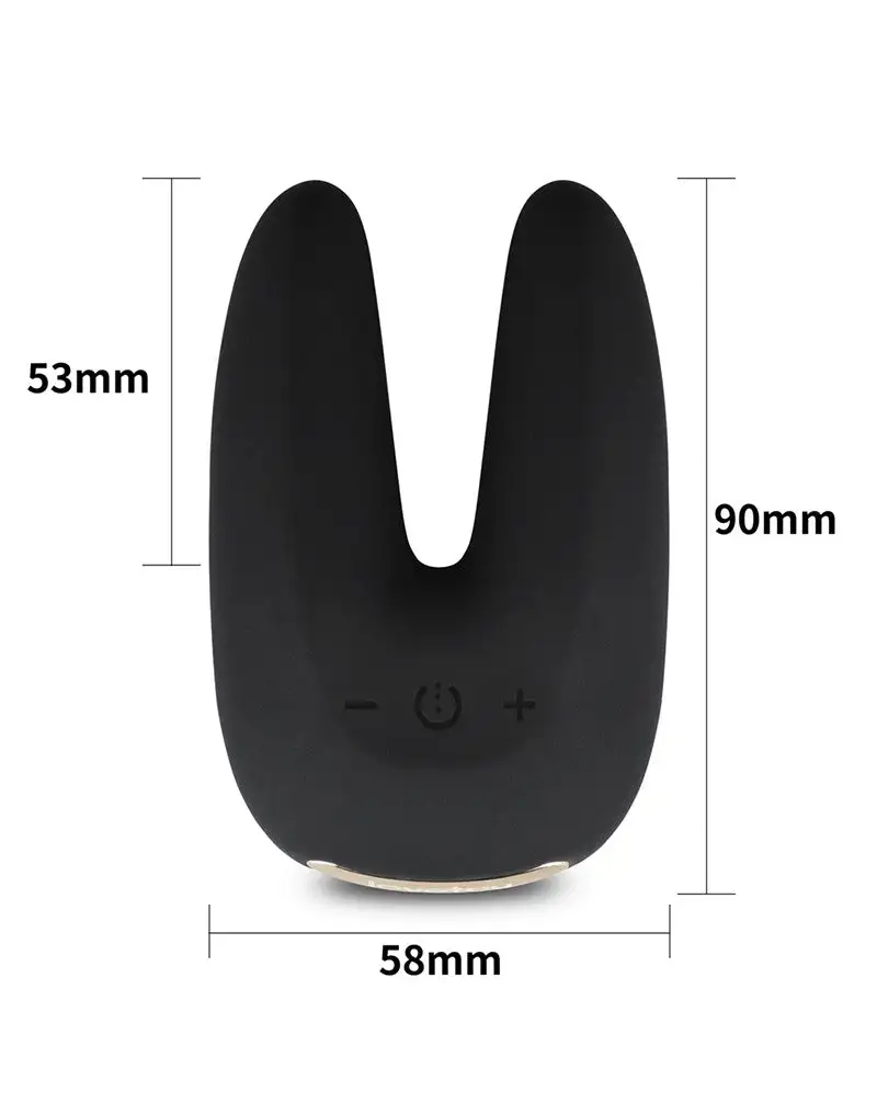 Lovetoy - O-Sensual Rapture Twin - Clitoris Of Tepel Vibrator - Zwart 6 Lovetoy - O-Sensual Rapture Twin - Clitoris Of Tepel Vibrator - Zwart - Afbeelding 6