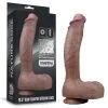 Lovetoy - Realistische Grote Dildo 27 Cm Dubbellaags Siliconen - Donkere Huidskleur