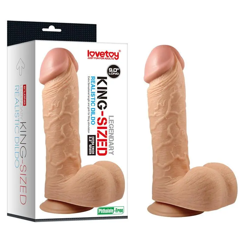Lovetoy - Realistische Kingsize Dildo 23 Cm 1 Lovetoy - Realistische Kingsize Dildo 23 Cm