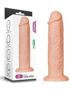 Lovetoy - Realistische Lange XXL Dildo 28 Cm - Lichte Huidskleur