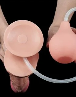 Lovetoy - Realistische Squirt Dildo 28 Cm - Waterbestendige PVC Dildo In Nude Kleur Met Squirt Functie -Sex Toys winkel Lovetoy Realistische Squirt Dildo 28 cm Waterbestendige PVC Dildo in Nude kleur met Squirt functie 7