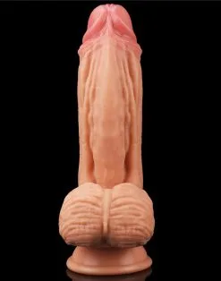 Lovetoy - Realistische XXL Dildo Met Balzak En Zuignap 24.5 Cm - Lichte Huidskleur -Sex Toys winkel Lovetoy Realistische XXL Dildo met balzak en zuignap 24 5 cm lichte huidskleur 4