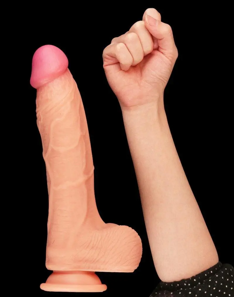 Lovetoy - Realistische XXL Dildo Met Zuignap 25 Cm - Lichte Huidskleur 2 Lovetoy - Realistische XXL Dildo Met Zuignap 25 Cm - Lichte Huidskleur - Afbeelding 2