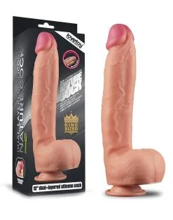 Lovetoy - Realistische XXL Dildo Met Zuignap 30.5 Cm - Lichte Huidskleur