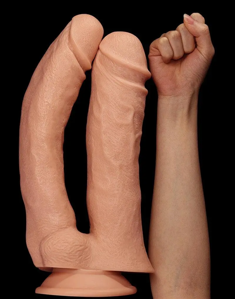 Lovetoy - Realistische XXL Dubbele Penetratie Dildo 30 Cm - Lichte Huidskleur 5 Lovetoy - Realistische XXL Dubbele Penetratie Dildo 30 Cm - Lichte Huidskleur - Afbeelding 5