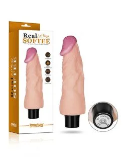 Lovetoy - Realistische Zachte Vibrator 20 Cm