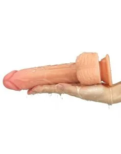 Lovetoy - Roterende En Verwarmende Realistische Dildo 21 Cm - Lichte Huidskleur -Sex Toys winkel Lovetoy Roterende en Verwarmende Realistische Dildo 21 cm lichte huidskleur 6