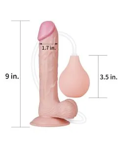 Lovetoy - Squirt Extreme Dildo 23 Cm - Lichte Huidskleur -Sex Toys winkel Lovetoy Squirt Extreme Dildo 23 cm lichte huidskleur 3