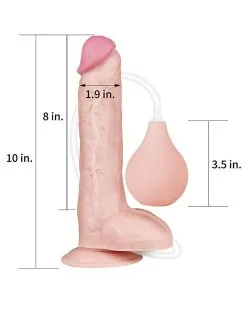 Lovetoy - Squirt Extreme Dildo 25 Cm - Lichte Huidskleur -Sex Toys winkel Lovetoy Squirt Extreme Dildo 25 cm lichte huidskleur 3