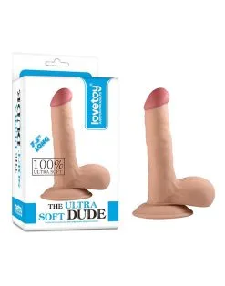Lovetoy - The Ultra Soft Dude Realistische Dildo - 19 X 4 Cm