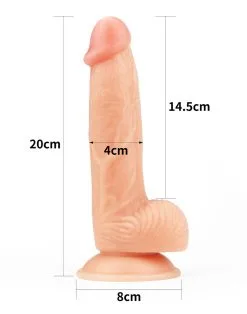 Lovetoy - The Ultra Soft Dude Realistische Dildo - 20.5 X 3.5 Cm -Sex Toys winkel Lovetoy The Ultra Soft Dude Realistische Dildo 20 5 x 3 5 cm 6