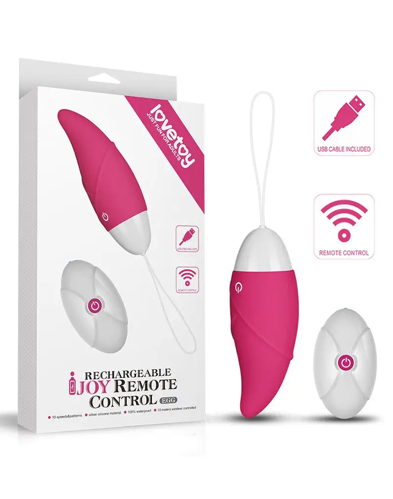 Lovetoy - IJoy 3 Vibrerend Eitje Met Afstandsbediening - Roze 1 Lovetoy - IJoy 3 Vibrerend Eitje Met Afstandsbediening - Roze