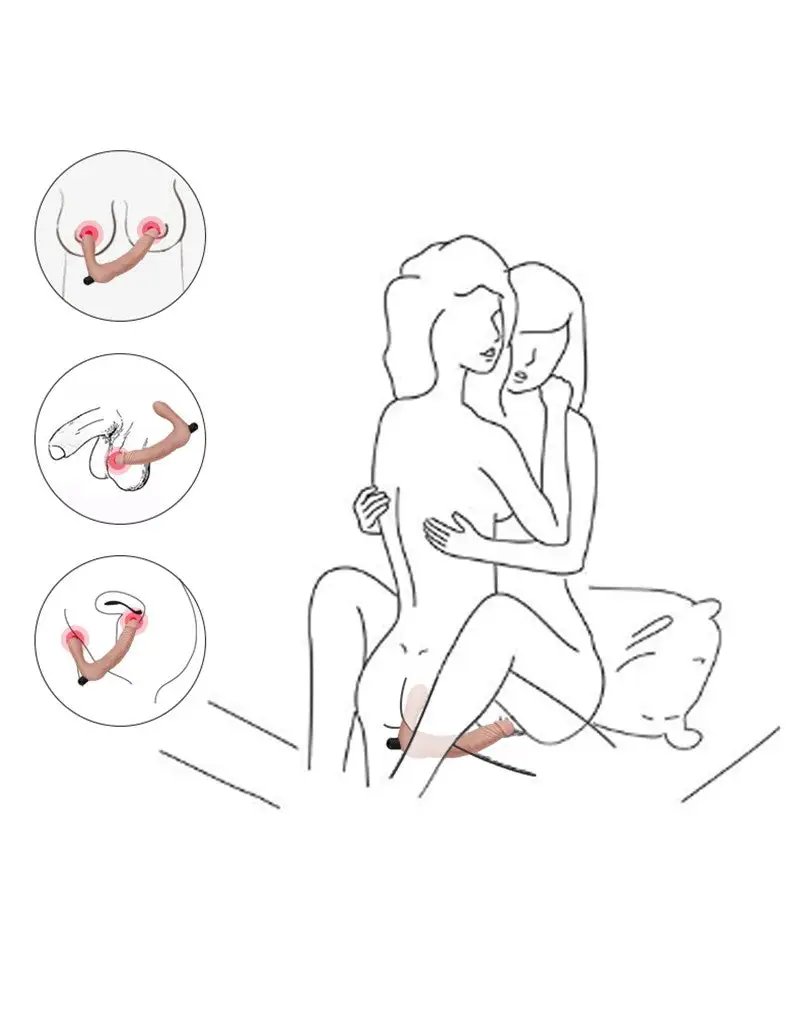 Lovetoy - IJoy Dubbele Vibrerende Dildo - Lichte Huidskleur 5 Lovetoy - IJoy Dubbele Vibrerende Dildo - Lichte Huidskleur - Afbeelding 5