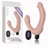 Lovetoy - IJoy Dubbele Vibrerende Dildo Met Afstandsbediening - Lichte Huidskleur