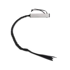 Kiotos Leather Luxe RVS En Leer Gevlochten Zweep 9 Kiotos Leather Luxe RVS En Leer Gevlochten Zweep -Sex Toys winkel Luxe RVS en Leer Gevlochten Zweep 5