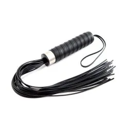 Kiotos Leather Luxe Leren En Rubber Flogger
